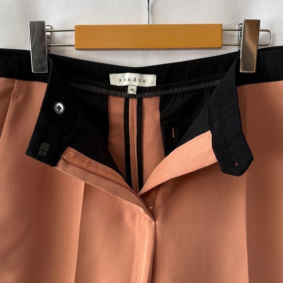 SANDRO PEACHY CROP PANTS - Picture 4 of 5